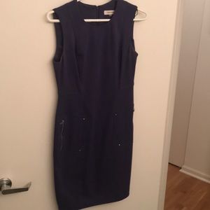 Calvin Klein purple dress